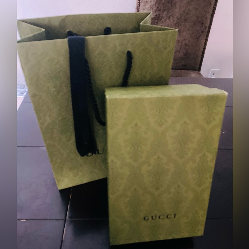 GUCCI EMPTY BOX AND BAG